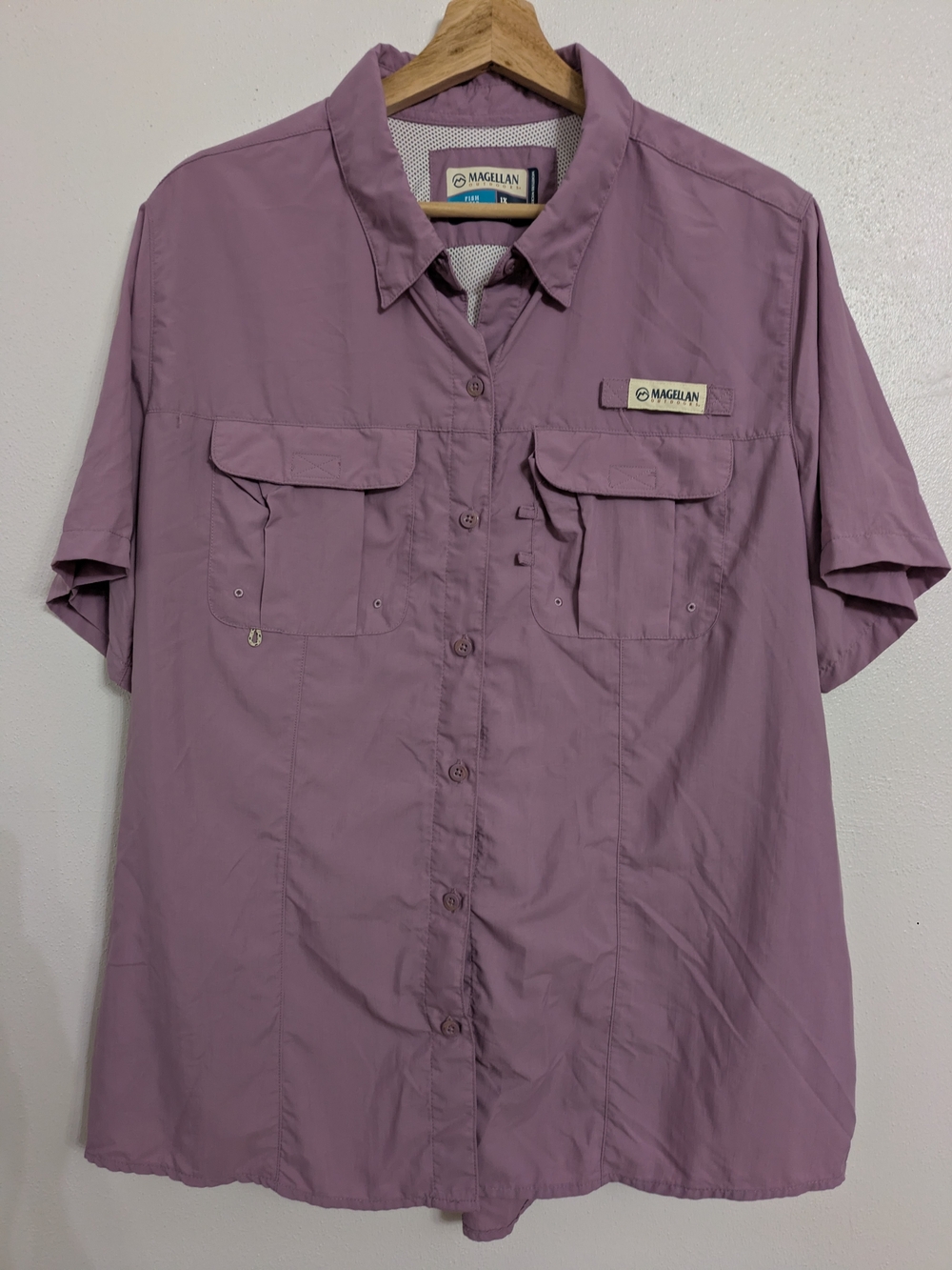 Magellan Outdoors Women’s Button-Down Shirt - Dusty Mauve